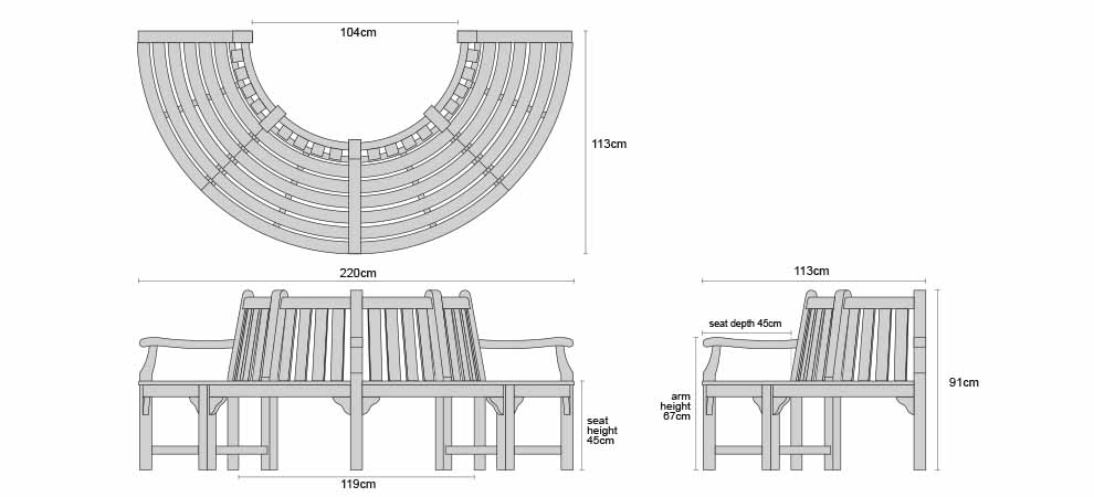 half tree seat